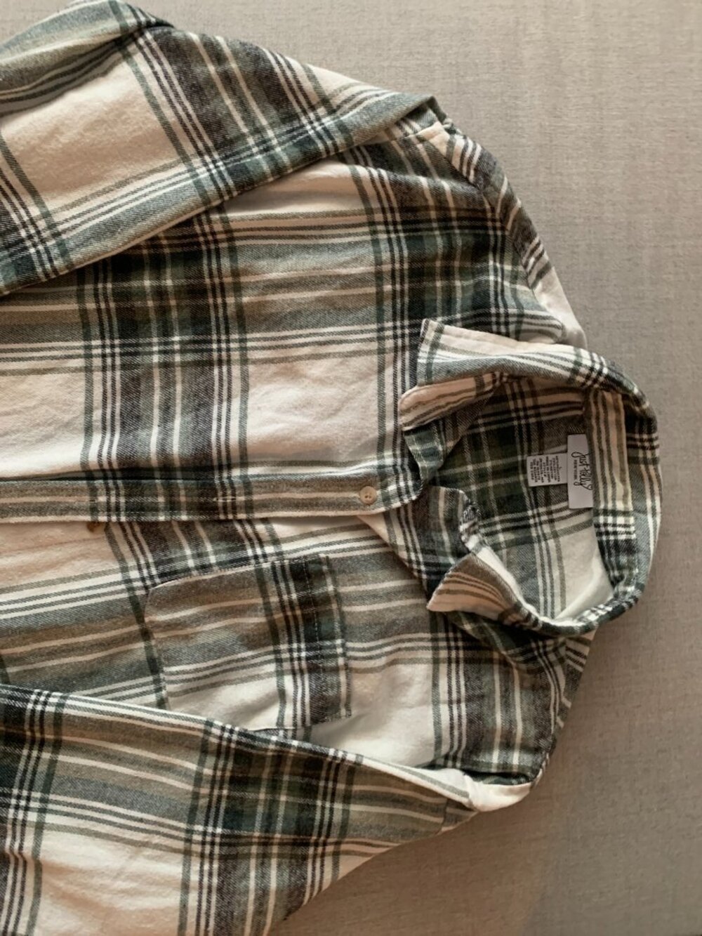 Plaid Button-Up Shirt - Picture 4 of 8